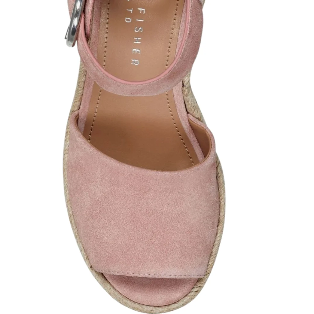 Marc Fisher LTD Alita Wedge in Pink Suede‎ NWT